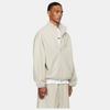 Fear of God Essentials Modern Fleece Track Jacket With Piping 'Heather Stone Cloud White' Men's 202SP256892F