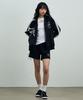 Alikim Ribbon Jersey Track Shorts Pants / Black