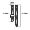 Weiches Silikon Uhrenarmband Ersatz Buntes Armband Verstellbares Uhrenband für Huawei Band 10/9/8 Smartwatch Zubehör