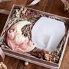 Food Grade Safe Silicone Mould Featuring Elegant Moon Tulips Designs For Home Candle Making With Easy Demolding