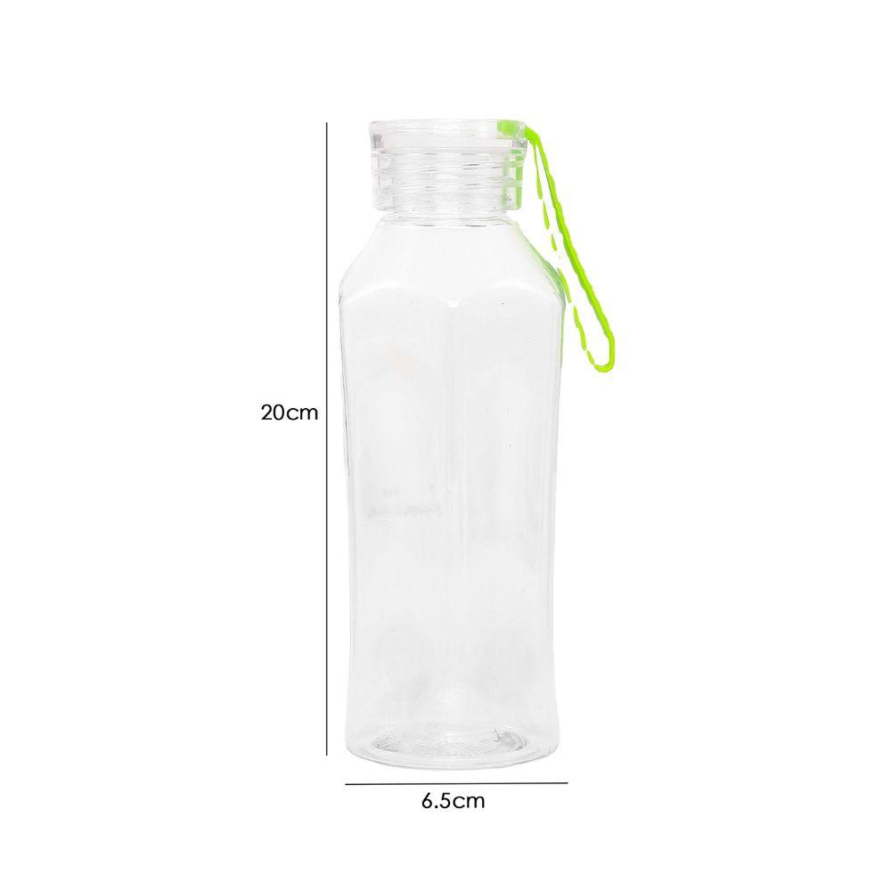 Simplicity 500ML Studentenwasserbecher Plastik Große Kapazität Sportwasserbecher Transparente Wasserflasche Outdoor-Sport