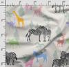 Soimoi Animals Print,  Cotton Cambric, Quilting Fabric Sold by The Yard 42 Inch Wide, Medium Weight Cotton Fabric, Sewing  Supplies,