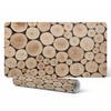 Universal Protective Mat for Computer Equipment Wooden Circles 120X60 Cm