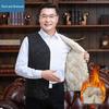 Men's Autumn/Winter Cotton Vest, Middle-Aged Plus Velvet Thickened Gilet, Warm Top
