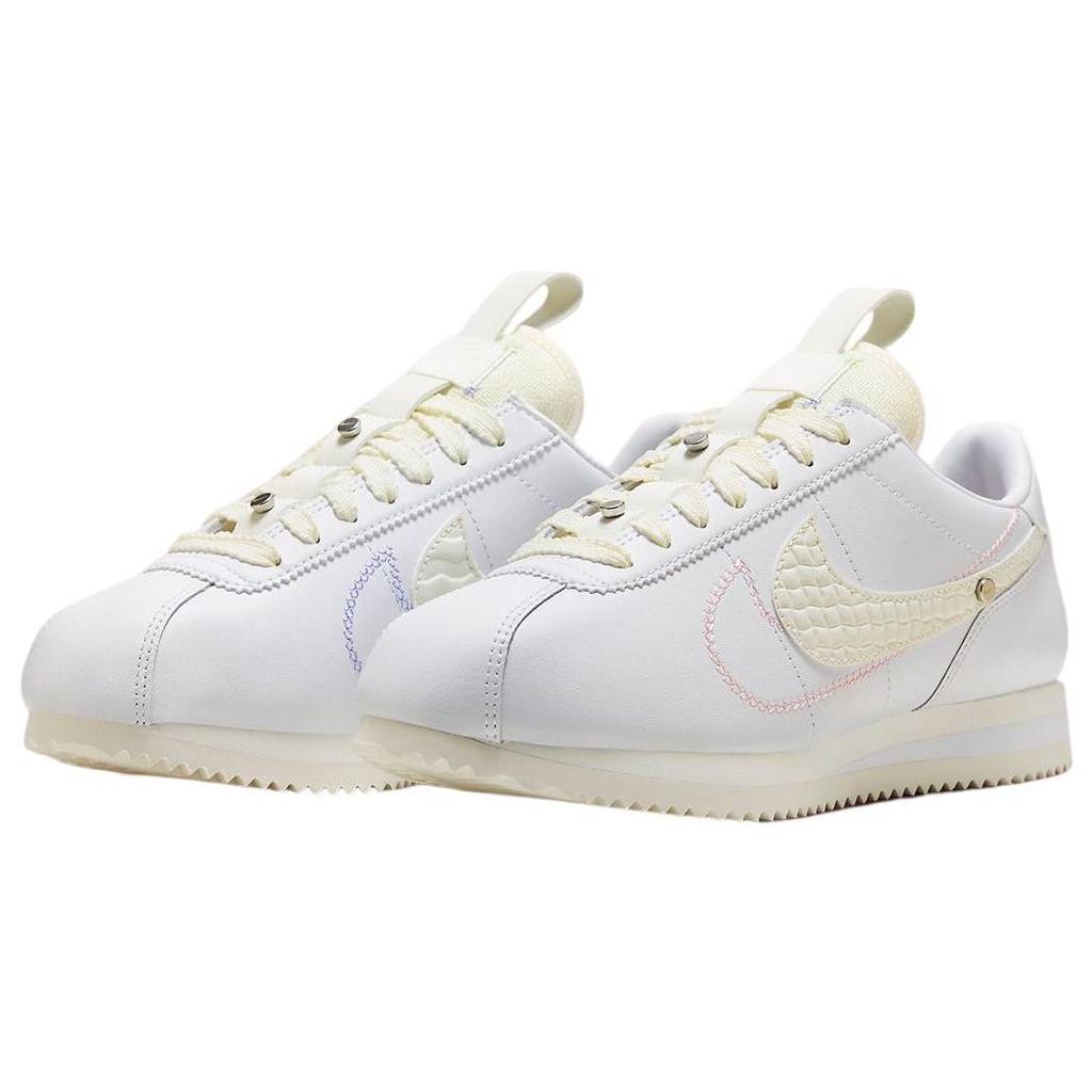 Nike Cortez 23 Comfortable Sports Leather Slip Resistant Durable Low Top Casual Running Shoes Women Sneaker White FD4620-111