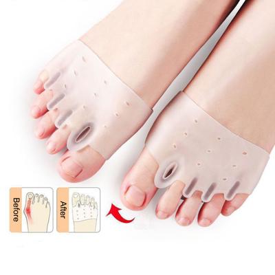 2 Pairs Toe Separator Silicone Bunion Corrector for Women Men Pain Relief Correction Device