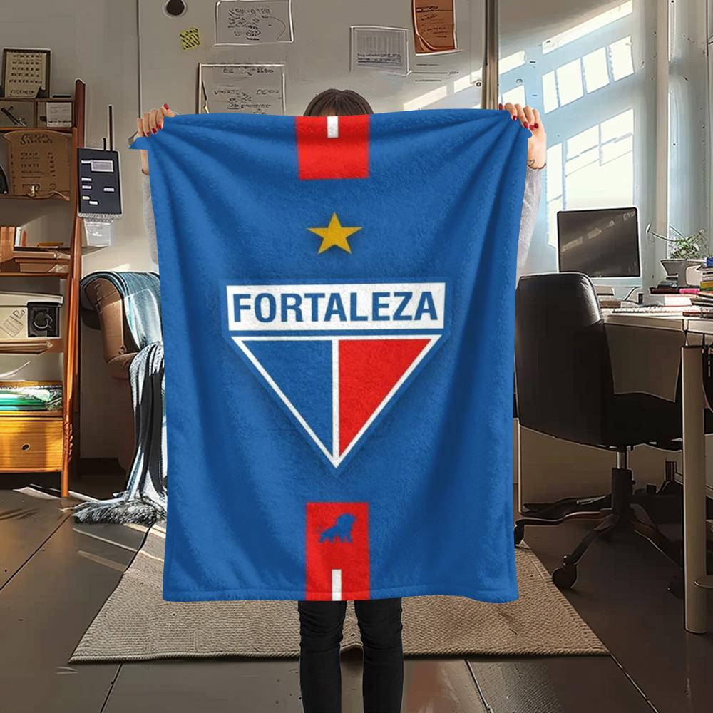 1Pc Fortaleza Print Flannel Blanket High Quality Warm Comfortable Cover for All Seasons Perfect for Gifts Home Decor
