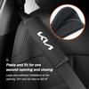CAONU1 Car Adjustable Ice Silk Shoulder Cover Seat Belt Pad Strap Padding Accessories For KIA Ceed Sportage Rio K5 K2 Optima Cerato