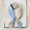 Foulard Quadrato in Seta a Pois di Lusso Fasce per Capelli Hijab da Donna Foulard da Collo Sciarpa di Raso Femminile Fascia per Capelli Wraps alla Moda Bandana