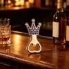 Abridor de Garrafa Coroa, Economia de Esforço com Design de Diamantes Coloridos, Textura Eletrodepositada em Liga, Abridor de Vinho para Acessórios de Bar Doméstico