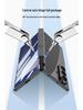 Samsung Z Fold 7 Electroplated Transparent Magnetic Protective Case
