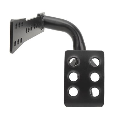 Left Side Foot Rest Kick Panel Steel Black Driver Side Dead Pedal for Wrangle JK Unlimited 2007 To