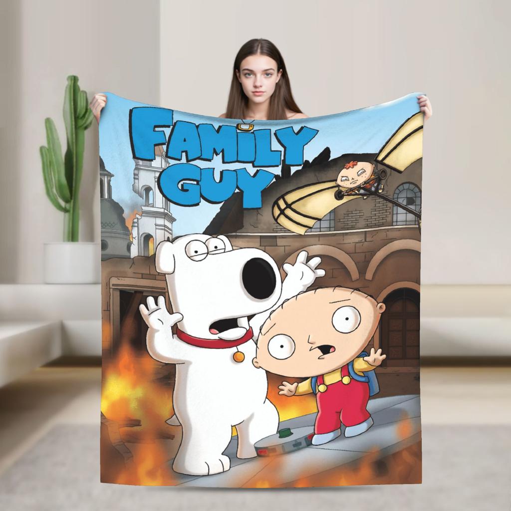 Peter Griffin  Blanket Quality Super Soft  Throw Blanket Winter Child Couch Chair Novelty Bedspread
