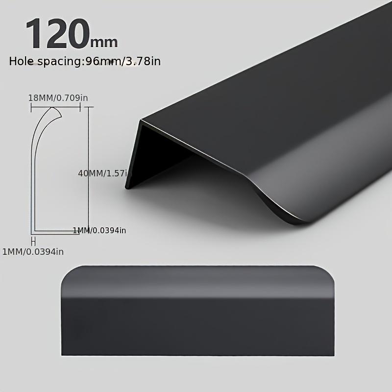 Mânere Ascunse pentru Mobilă Auriu Negru Alb Mânere pentru Dulap de Bucătărie Fără Găuri Mânere pentru Dulapuri și Sertare Mâner Arc pentru Dulap Mâner pentru Mobilă de Ușă