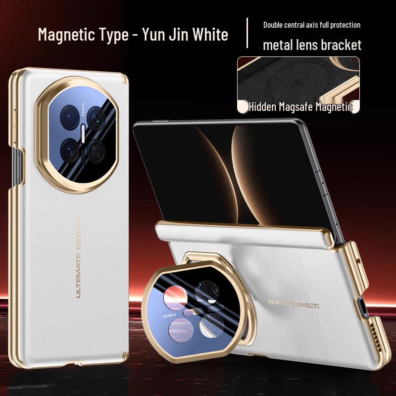 Huawei Matex7 Collector's Edition Magnetic Foldable Phone Case - Full Coverage, Anti-Drop, Double Central Axis Lens Protection
