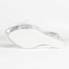 Women's Clear Transparent Platform Slippers,  Thick Curved Block Heels, Sparkly Rhinestone Summer Sexy Slip On Sandals