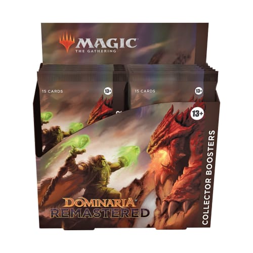 Magic: The Gathering Dominaria Remaster Collector Booster (English Version) 12-Pack MTG Trading Card Wizards of the Coast D15060000