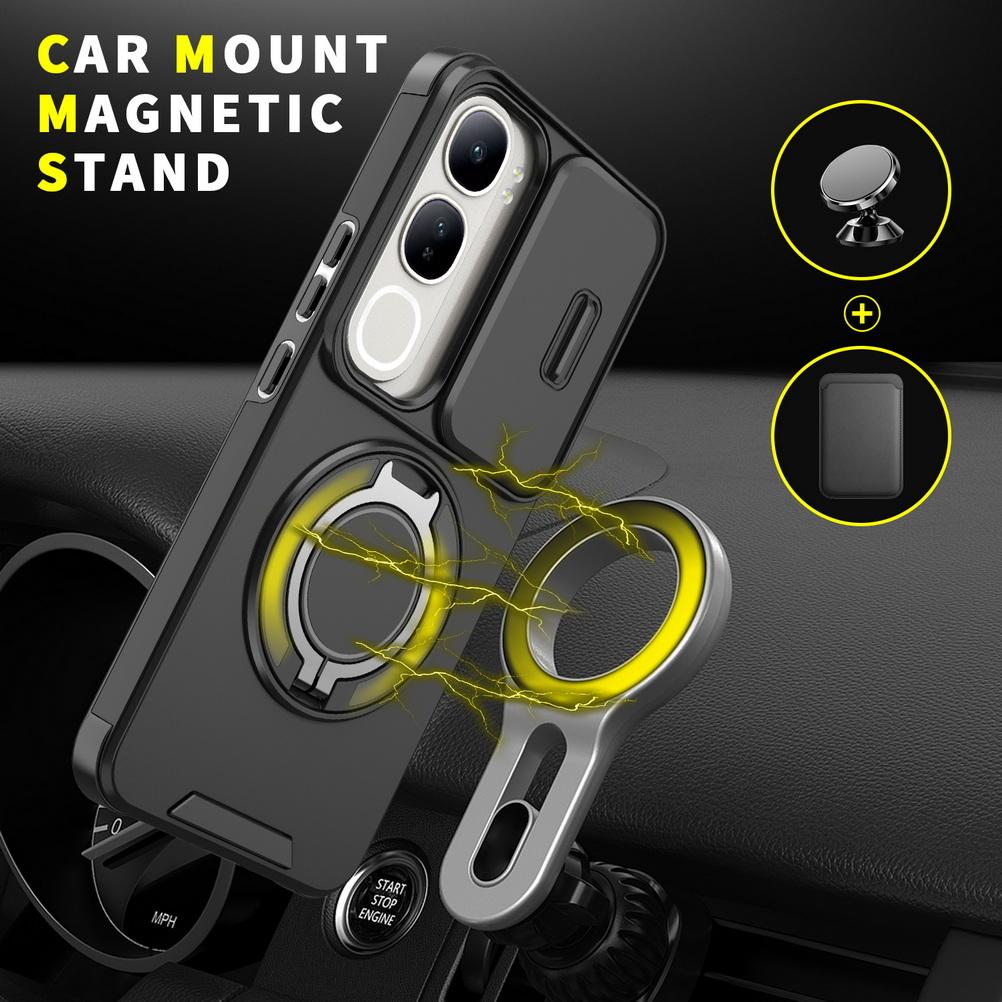 Protection Coulissante d'Appareil Photo Coque de Téléphone pour VIVO V40 Lite vivo v40 Pro VIVOV S19 Pro Support Métallique Housse Robuste
