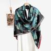 Fragrant Cloud Yarn 140 * 140 Spring And Summer Simulated Silk Large Square Scarf Shawl Women'S Summer Thin Scarf Versatile