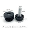 M8 Adjustable Table Leg Foot Pad with Height Adjustment Screw