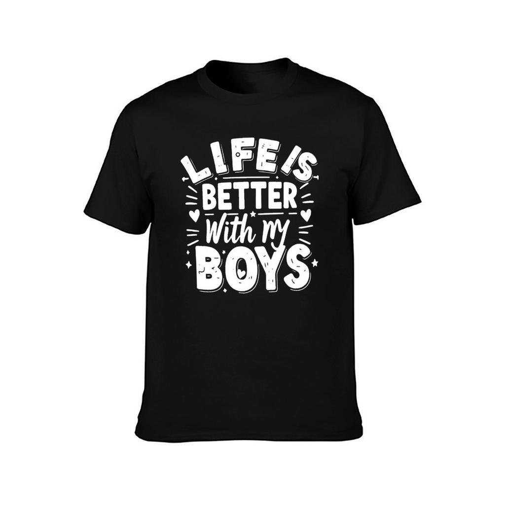Life Is Better With My Boys TShirt Sun Block Outdoor TShirt