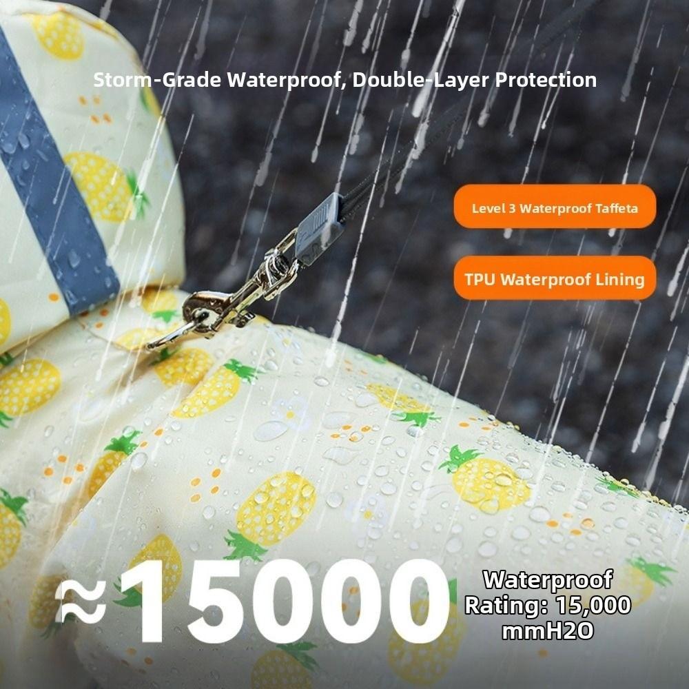 Waterproof Dog Rain Cloak Reflective Small Dog Clothes Stylish Four Leg Raincoat  Corgi