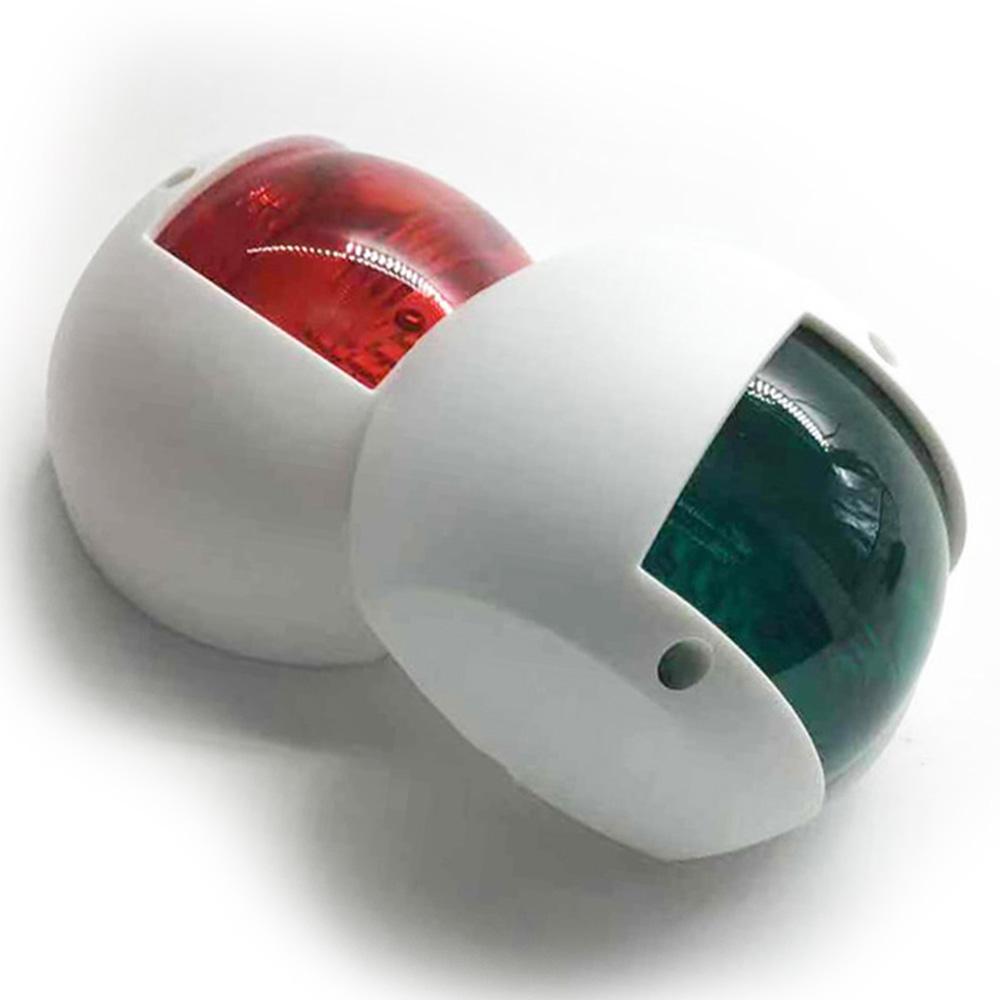 Red Green LED Marine Navigation Light 12V 24V Boat Bow Light Marine Boat Singnal Light, Ideal for Pontoon, Skeeter, Power Boat and Skiff One Pair