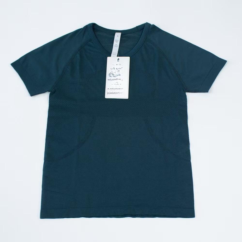 Women's 2.0 Quick-Dry Slim Fit Knitted Yoga Top - Breathable, High-Elastic, Short-Sleeve Fitness T-Shirt