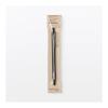 MUJI Aluminum Hexagonal Ballpoint Pen, Black, 0.7mm Needle Tip, 23079945