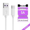 USB Type-C Fast Charging Cable for Huawei, Honor, and Xiaomi - 5A/6A Compatible