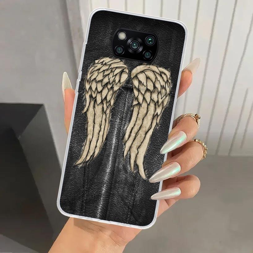 

The Walking Dead Daryl Dixon Phone Case for Xiaomi Poco X7 X6 X5 X4 X3 Nfc F7 Ultra F6 F5 Pro F4 GT F3 M6 M5S M4 M3 Soft Print S Xiaomi Poco M5