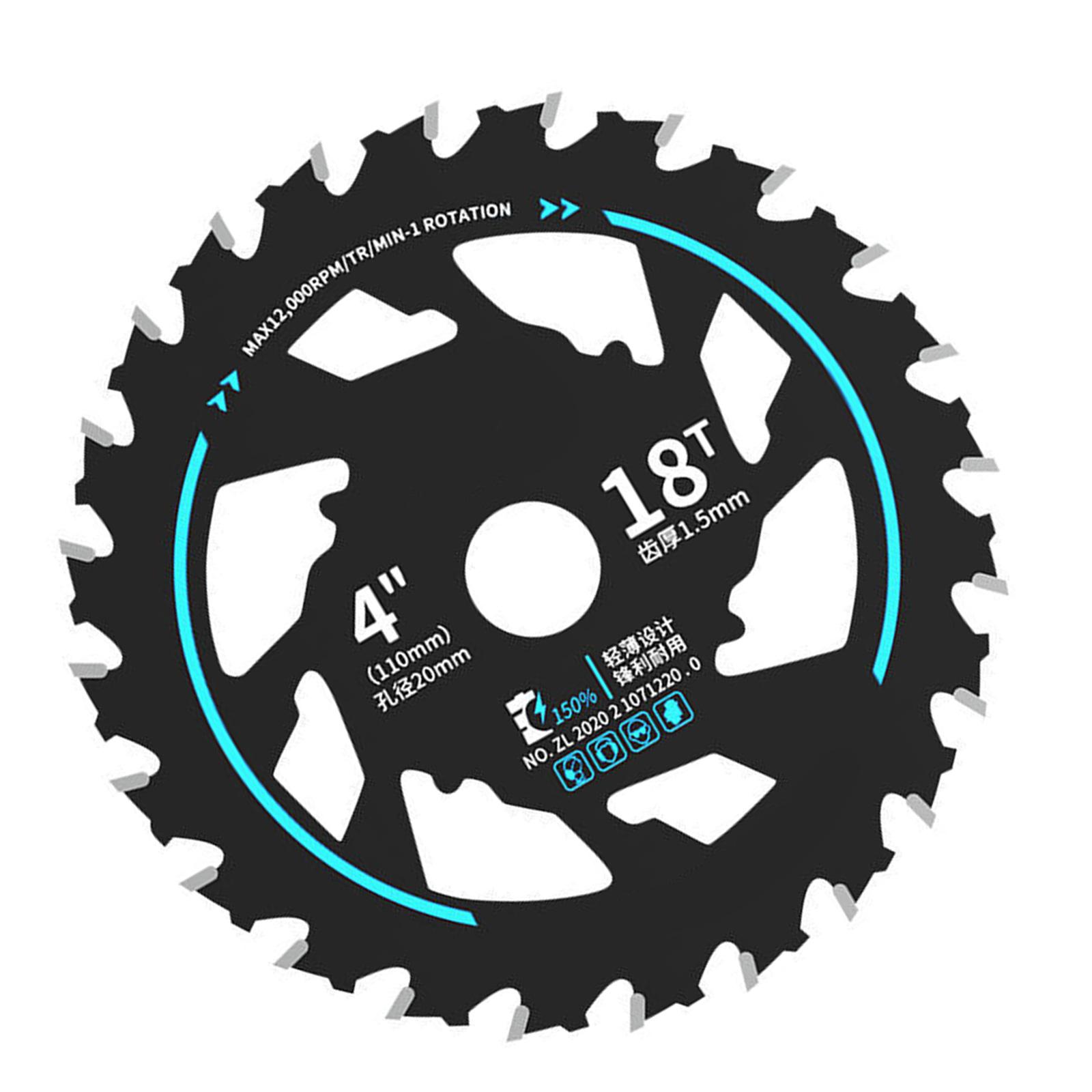 

Энергосберегающий диск для циркулярной пилы для литиевых электропил, сплавная конструкция с шумоподавлением и теплоотводом, 24 зуба 1