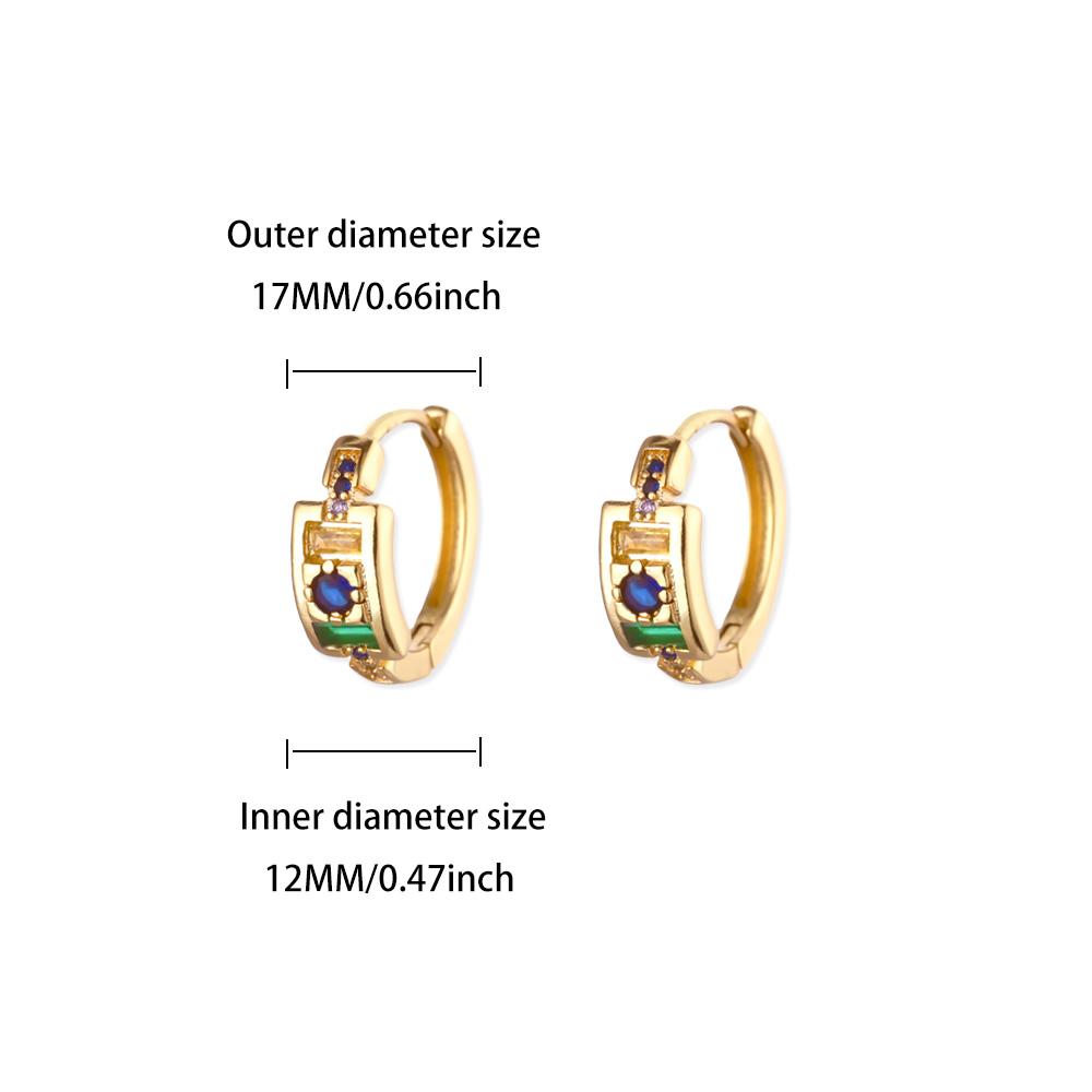 

Round Shiny Zirconia Earrings for Women Stainless Steel Gold Color Piercing Earrings 2025 New Fashion Zircon Mother s Day Gift
