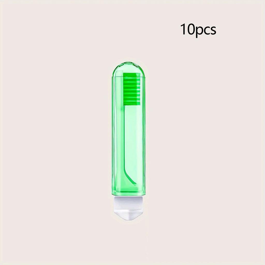 10pcs Travel Portable Folding Toothbrush Super Soft Bristle Toothbrush Fold Camping Hiking Outdoor Easy To Take Teethbrush