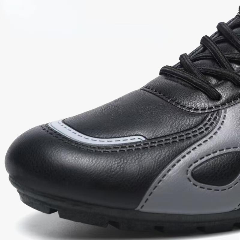 New Mens Leather Shoes Flat Bottomed Casual Sports Shoes Lightweight Comfortable Male Trainers Breathable Skateboard Board Shoes