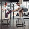 VEVOR Plyometric Jump Box, 18 Inch Plyo Box, Steel Plyometric Platform and Jumping Agility Box