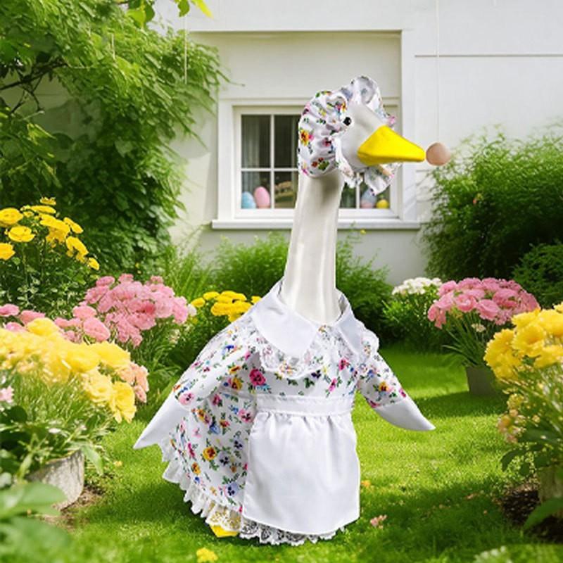 Easter Bunny Costume 23 Inch Dolls Farmhouse Style Dress Hat Maid Outfit
