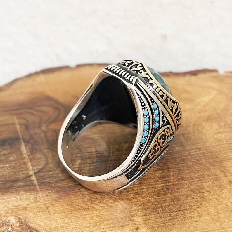 Exaggerated Retro Oval Ring: Unisex European-American Fashion with Color Separation