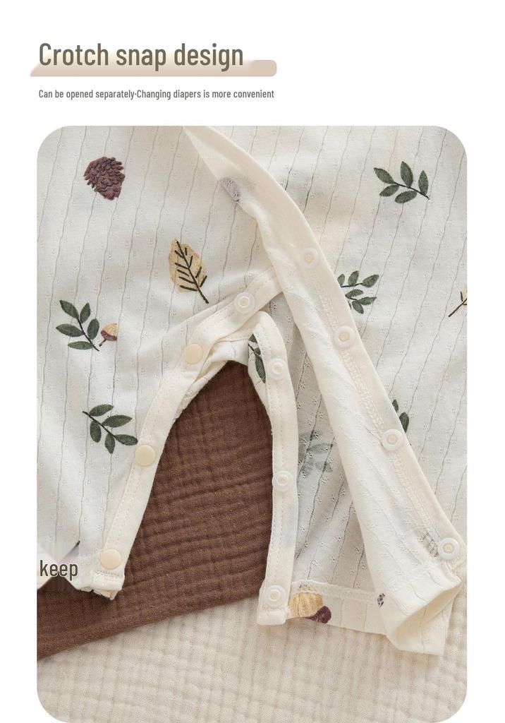 Summer Newborn Romper: 100% Cotton, Lightweight, No-Bone Suit for Small Babies