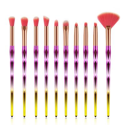 10-teiliges Augenbrauenpinsel-Set, 10-teiliges Augen-Make-up-Pinsel-Set, 10-teiliges Lidschattenpinsel-Set, 10-teiliges Beauty-Tools
