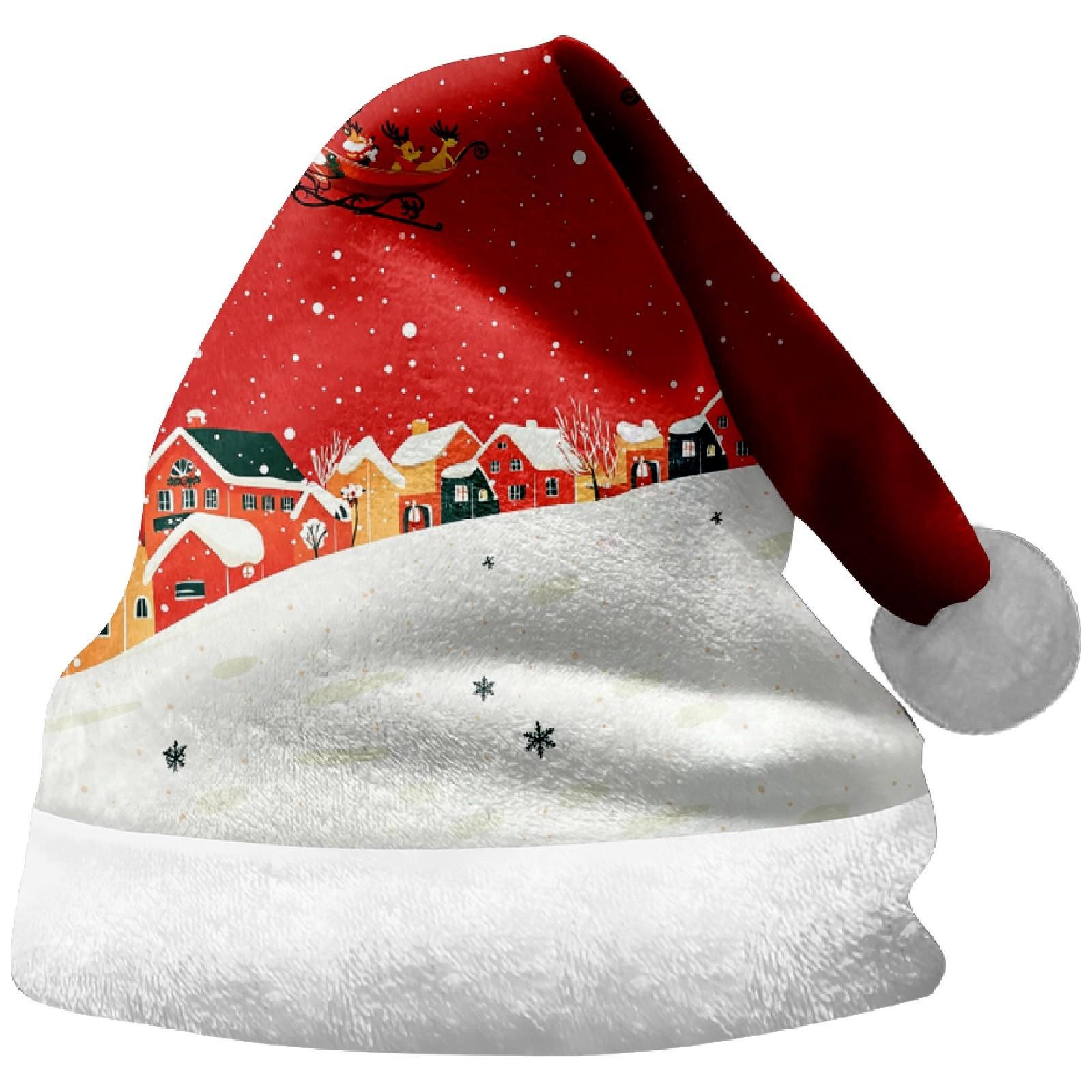 

Забавные рождественские шапки, товары для рождественской вечеринки, праздничные шапки S белый