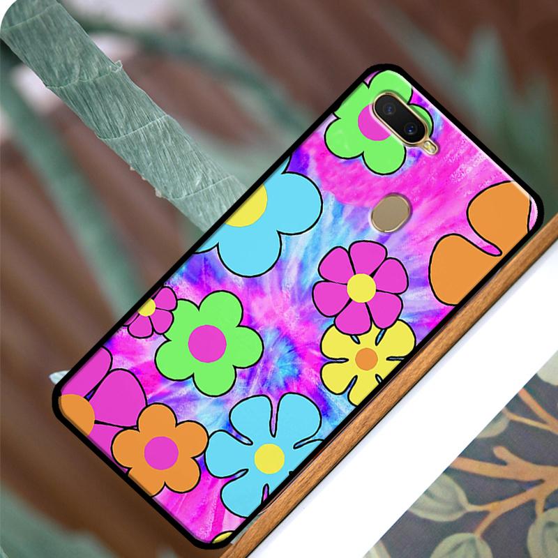 Groovy Flowers Hippie Bohemian Floral For OPPO A74 A54 A94 Case For OPPO A31 A53 A53S A5 A9 2020 A5S A15 A83 A91 A52 A72 Coque