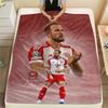 Kane9 Printed Flannel Blanket, soft throw for bedroom sofa, washable,soccer fan merchandise, great gift.