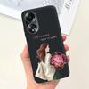 For Oppo A58 4G Back Cover Beauty Flower Girl Fashion Jelly Phone Case For Oppo A58 4G CPH2577 OppoA58 A 58 Coque Etui Soft TPU