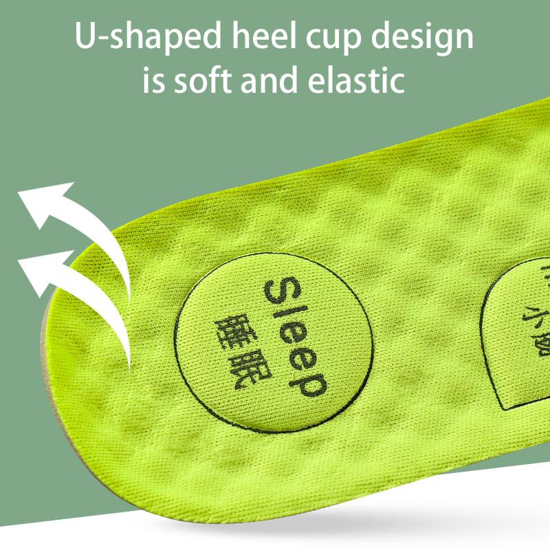 Foot Acupressure Insoles For Shoes Sole Sweat absorbing Deodorant Insole Breathable Running Insoles For Feet massage Insole