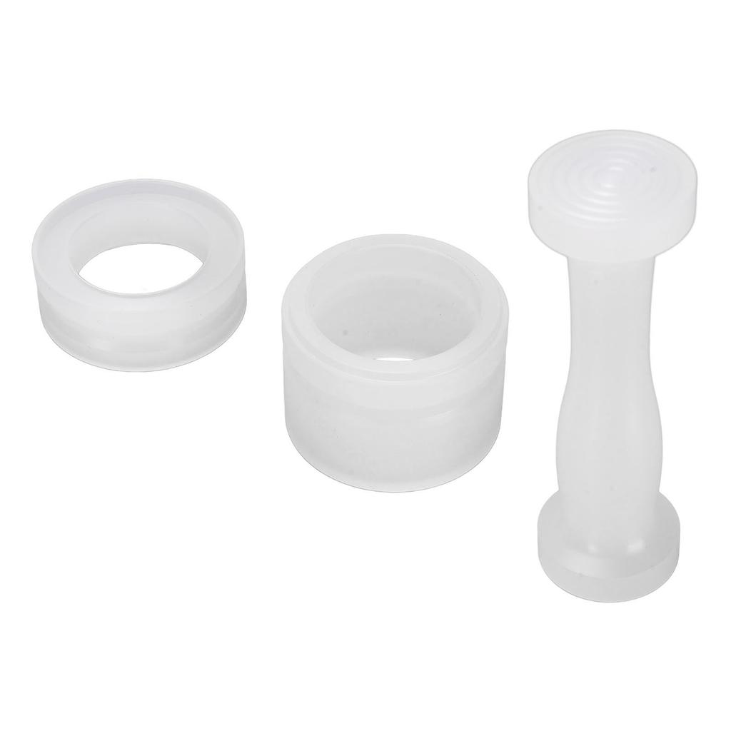 Coffee Capsule Refill Kit Double End Coffee Powder Press Hammer with Coffee Capsule Refill Holder Lid for Coffee Making Tools