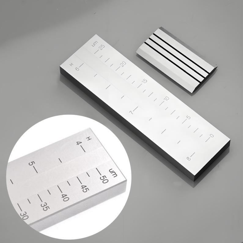 Stainless Steel QXD Scraper Fineness Meter for Paint, Ink & Plastic Testing Single Groove 0-50um