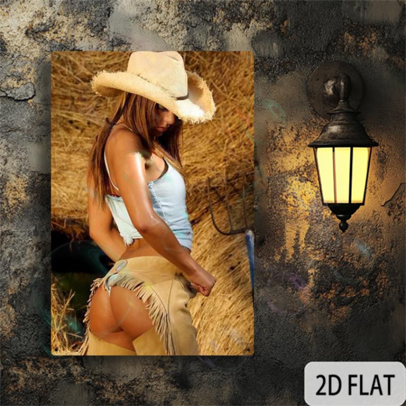 2D Flat 1pc Vintage Full-Length Photo Sign Aluminum Poster, Waterproof & Heat-Resistant , No-Fade Indoor/Outdoor Decoration