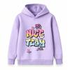 Kids Boys Girls 100% Cotton Crew Neck Short Sleeve T-Shirt, Cute Cartoon Blonde Character In Hello Kitty Costume Print Casual Soft Breathable Tee Top