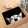 1pc Non-slip Realistic Siberian Husky Floor Mat - Anti-skid Mat for Living Room, Bedroom, Office